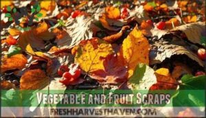 vegetable and fruit scraps