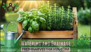 watering and drainage