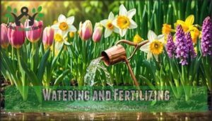 watering and fertilizing