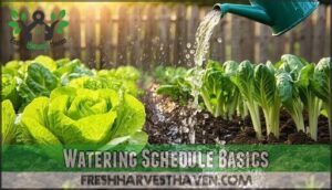 watering schedule basics