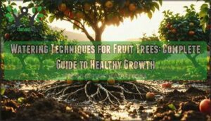 watering techniques for fruit trees