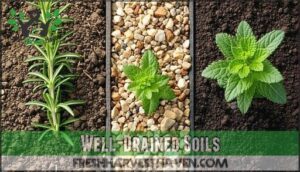 well-drained soils