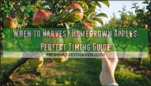 when to harvest homegrown apples