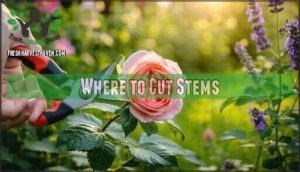 where to cut stems