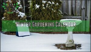winter gardening calendar