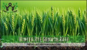 winter rye growth rate