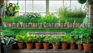 winter vegetable container gardening