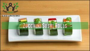 zucchini sushi rolls