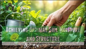 achieving optimal soil moisture and structure