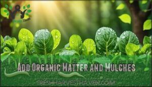 add organic matter and mulches