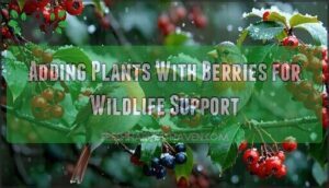 adding plants with berries for wildlife support