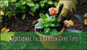 additional fall garden care tips