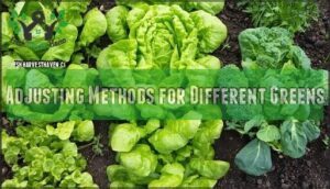 adjusting methods for different greens
