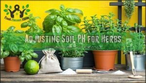 adjusting soil ph for herbs
