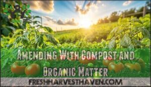 amending with compost and organic matter