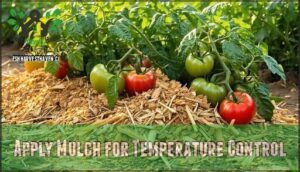 apply mulch for temperature control