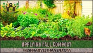 applying fall compost