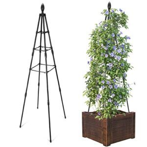 APSOONSELL Garden Obelisk Trellis for B09YQ15J4N