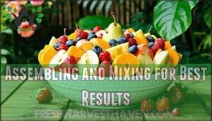 assembling and mixing for best results