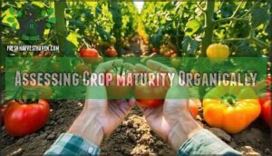 assessing crop maturity organically