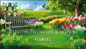 attracting pollinators with spring flowers