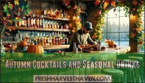 autumn cocktails and seasonal drinks