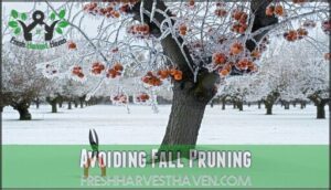avoiding fall pruning