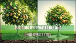 avoiding overwatering and underwatering