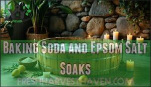 baking soda and epsom salt soaks