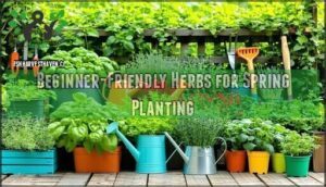 beginner-friendly herbs for spring planting