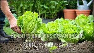 benefits and considerations of rootless harvesting