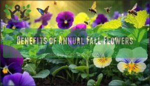 benefits of annual fall flowers