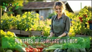 benefits of homegrown food