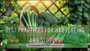 best practices for harvesting and storing