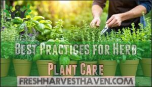 best practices for herb plant care