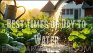 best times of day to water
