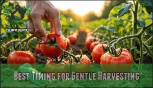 best timing for gentle harvesting