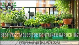 best vegetables for container gardening