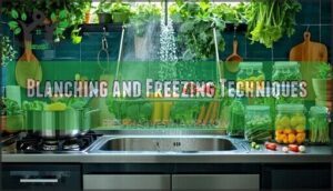 blanching and freezing techniques