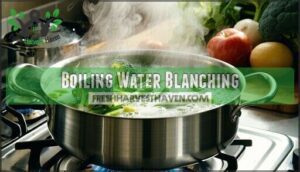 boiling water blanching