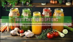 broth and liquid options