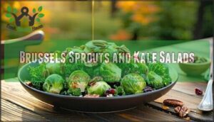 brussels sprouts and kale salads