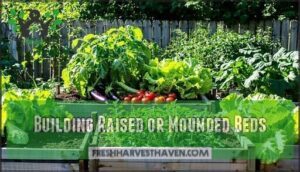 building raised or mounded beds