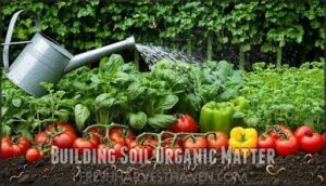 building soil organic matter