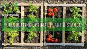 calculating optimal plant distance