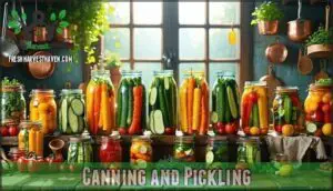 canning and pickling