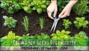 caring for herbs organically