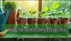 caring for transplanted seedlings