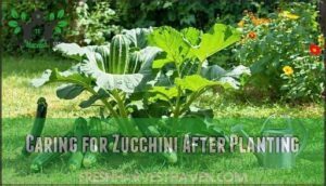 caring for zucchini after planting