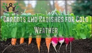 carrots and radishes for cold weather